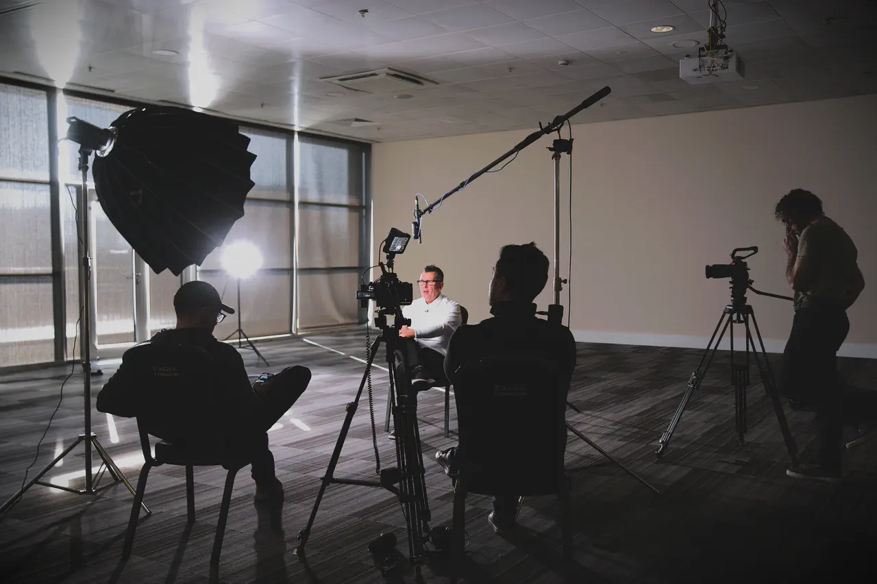 Behind the scenes on an Airframe Media production