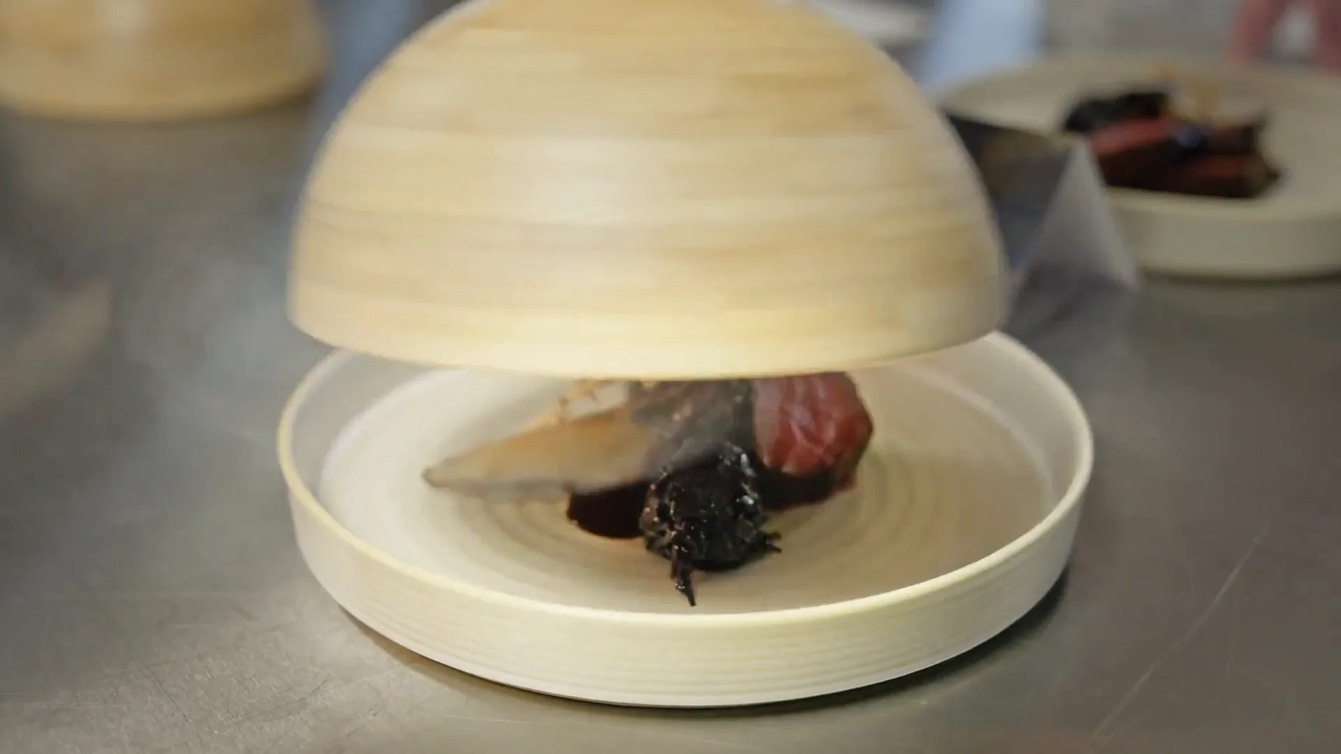 The completed Game On venison dish