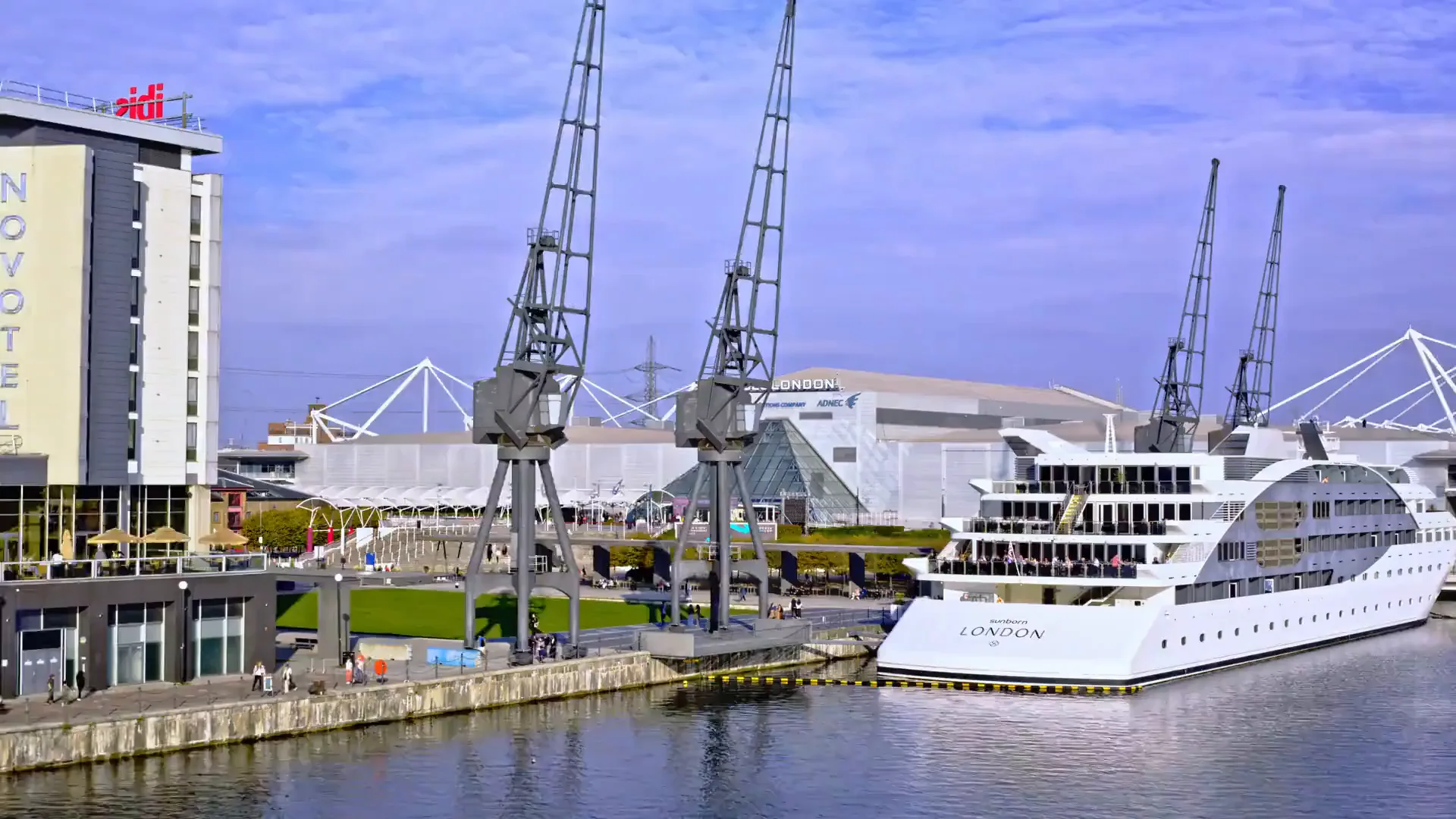 ExCeL London and the Royal Docks waterfront
